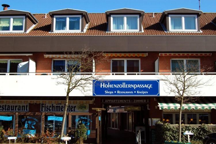 Hohenzollernpassage Wohnung Seemoewe Бюзум Экстерьер фото